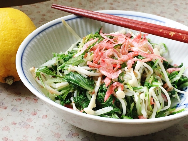 うま味素材で減塩サラダ